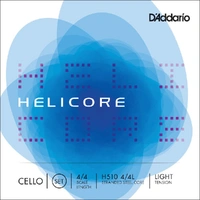 D'Addario Helicore Cello String Set, 4/4 Scale, Light Tension