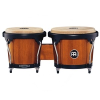 Meinl Percussion HB100MA Standard Size Maple Bongos with Natural Skin Heads