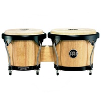 Meinl Percussion HB100NT Headliner Wood Bongos with Natural Skin Heads