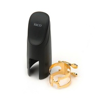 H-Ligature & Cap, Baritone Sax, Gold-plated