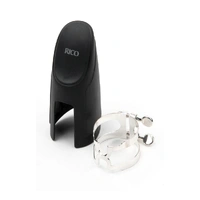 D'Addario H-Ligature & Cap, Bass Clarinet, Silver