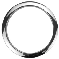 Bass Drum O's Port Hole  Reinforcement  Ring - 5" - Chrome