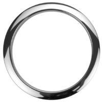 Bass Drum O's Port Hole Reinforcement Ring - 5" - Chrome