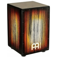 MEINL Percussion  Cajon - Headliner Series Amber Tiger Stripe HCAJ2RTS  Cajon