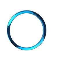 Bass Drum O's Port Hole  Reinforcement  Ring - 6" - BLUE