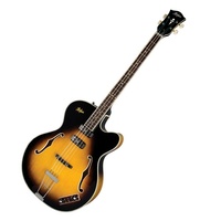 Hofner Contemporary President Bass HCT-500/5-SB Fully Hollow Bass with Hard Case