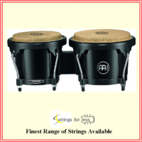 Meinl Percussion HB50BK ABS  Bongos with Natural Skin Heads 6 1/2 & 7 1/2 heads