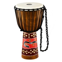 Meinl Percussion HDJ5-L PYTHON SERIES Headliner Rope Tuned Djembe, Large 12"