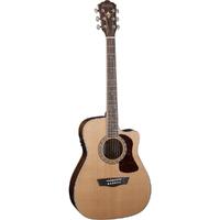 Washburn HF11SCE Heritage 10 Folk Acoustic-Electric Guitar w/ Cutaway & EQ