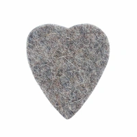 Felt Tones Heart grey Felt 1 x Guitar / Ukulele Pick