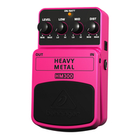 The Behringer HM300 Ultra-High Gain Heavy Metal Distorion Effects Pedal