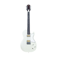 Harmony Jupiter Electric Guitar Pearl White Made in USA + Mono Vertigo Gig Bag