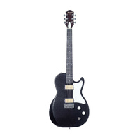 Harmony Jupiter Electric Guitar Space Black Made in USA + Mono Vertigo Gig Bag