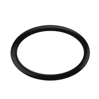 Bass Drum O's Port Hole  Reinforcement  OVAL  - 6" - Black