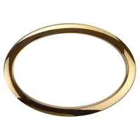 Bass Drum O's Port Hole  Reinforcement  OVAL  - 6" - Brass