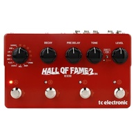 TC Electronic Hall Of Fame 2 x4 Reverb Pedal with 4 MASH Footswitches 