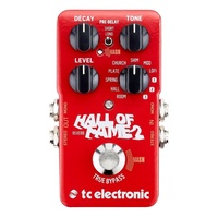 TC Electronic Hall of Fame 2 Reverb Guitar Effects Pedal HOF2