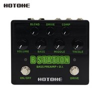 Hotone Bass Station Bass Preamp Effects Pedal