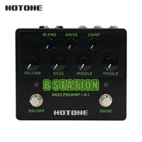 Hotone Bass Station Bass Preamp Effects Pedal
