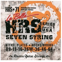 La Bella HRS-71  7-String Electric Guitar Strings Designed for drop Tune 09 - 64