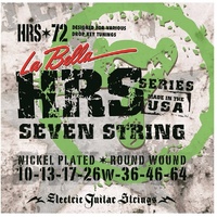 La Bella HRS-72  7-String Electric Guitar Strings Designed for drop Tune 10 - 64