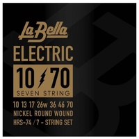 La Bella HRS-74 7-String Electric Guitar Strings Designed for drop Tune 10 - 70
