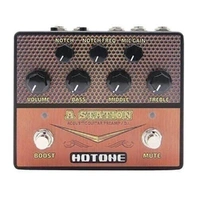 Hotone A Station Acoustic Preamp /DI Box Guitar & Microphone Guitar Effects Pedal - Limited edition