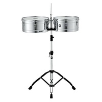 Meinl Percussion HT1314CH Headliner Series Steel Timbales With Chrome Finish 
