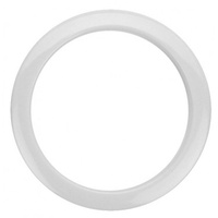 Bass Drum O's Port Hole  Reinforcement  Ring - 6" - White