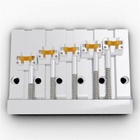 Hipshot 5K501C 5-String KickAss Bass Bridge, Classic Mount Pattern 1, Chrome