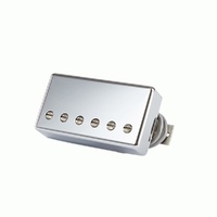 Gibson Accessories 498T Hot Alnico Pickup - Chrome Cover Bridge, 4-Conductor