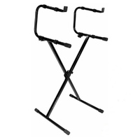Ultimate Support IQ-1200 2-Tier X-Style Keyboard Stand Holds 150lb