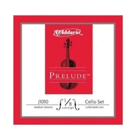 D'Addario Prelude Cello Strings Set 1/8 Scale, Medium Tension Full set