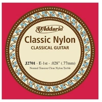 D'Addario J2701 Nylon Classical Guitar Single String Normal Tension 1st E String