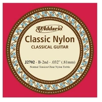 D'Addario J2702 Nylon Classical Guitar Single String Normal Tension ( 2nd, B )