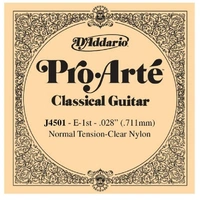 D'Addario J4501 Pro-Arte Nylon Classical Guitar Single String, Normal Tension