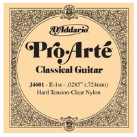 D'Addario J4601 Pro-Arte Nylon Classical Guitar Single String, Hard Tension