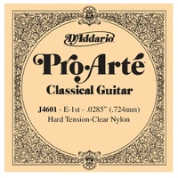 D'Addario J4601 Pro-Arte Nylon Classical Guitar Single String, Hard Tension