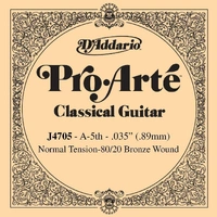 D'Addario J4705 80/20 Bronze Pro-Arte Nylon Classical Guitar Single A String,