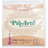 D'Addario Pro-Arte Violin Single E String, 1/16 Scale, Medium Tension