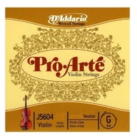 D'Addario Pro-Arte Violin Single G String, 1/16 Scale, Medium Tension