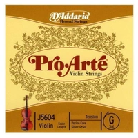 D'Addario Pro-Arte Violin Single G String, 1/2 Scale, Medium Tension
