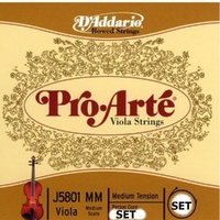 D'Addario Pro-Arte Viola Strings Set Medium Scale Medium Tension 15" - 16"