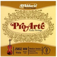 D'Addario Pro-Arte Viola Single D String Medium Scale Medium Tension 15" - 16"