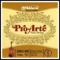 D'Addario Pro-Arte Viola Single C String Medium Scale Medium Tension 15" - 16"
