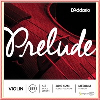 D'Addario Prelude Violin Strings Set 1/2 Scale, Medium Tension Full set