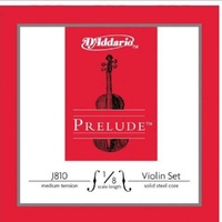 D'Addario Prelude Violin String Set 1/8 Scale Medium Tension 4 Strings E A D  G