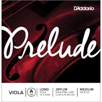 D'Addario Prelude Viola Single A String, Long Scale, Medium Tension