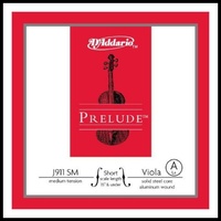 D'Addario Prelude Viola Single A String, Short Scale, Medium Tension 13" - 14"