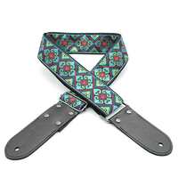 DSL JAC20-BABYLON-BLUE Jacquard Weaving Guitar Strap - 2" BABYLON-BLUE
